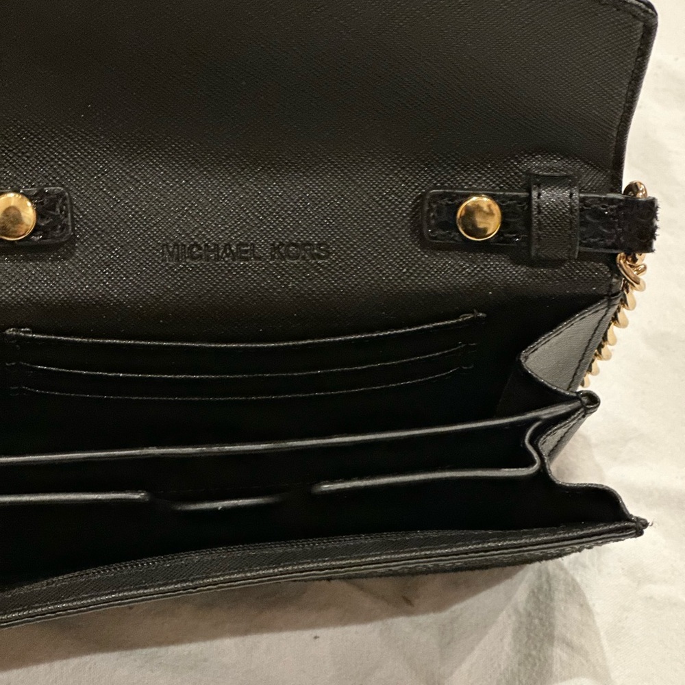 Michael Kors - black wallet purse - Picture 2 of 2